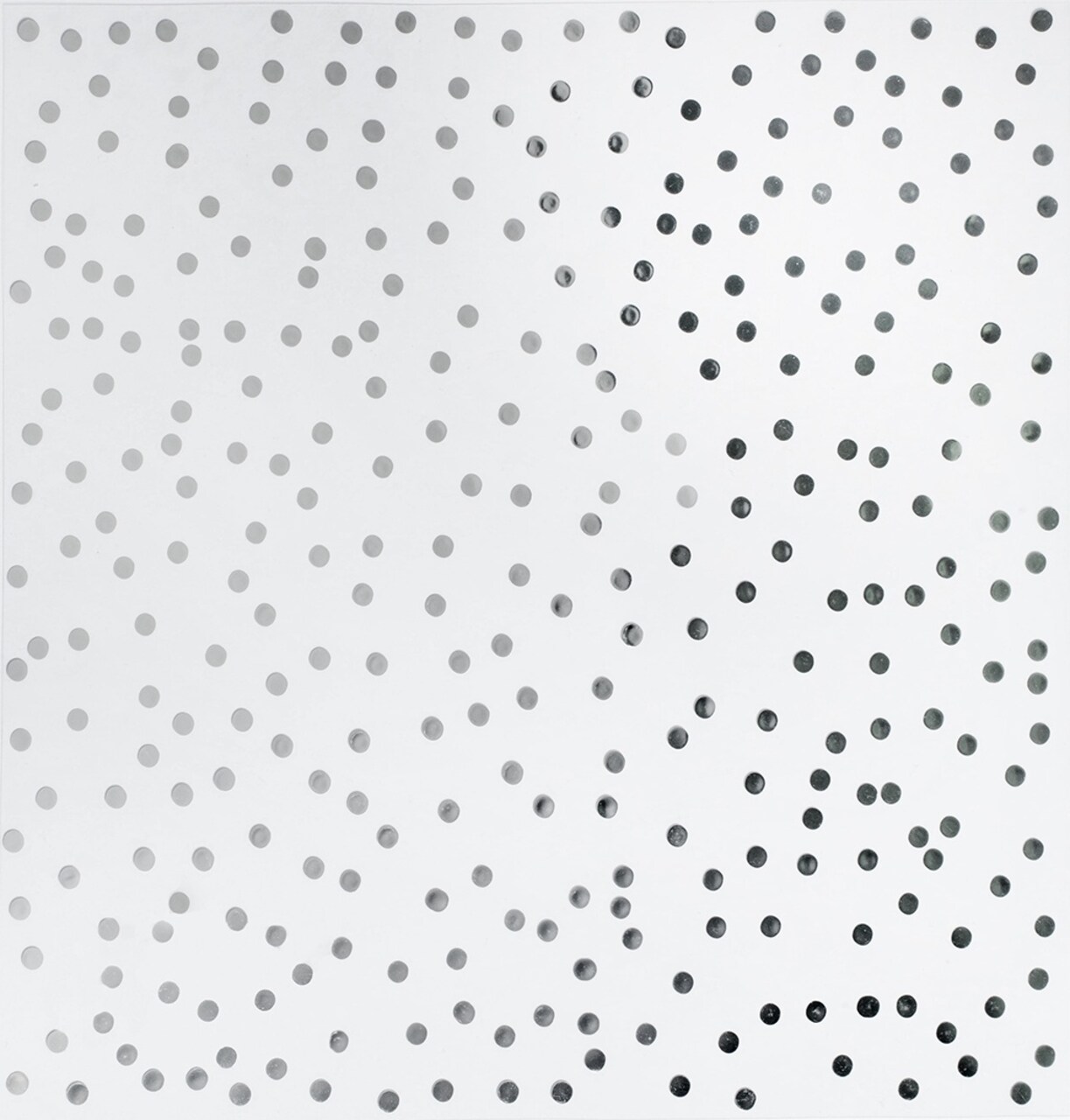 Clearly Posh Acetate Sheets 12"X12"-Confetti Dot W/Silver Foil